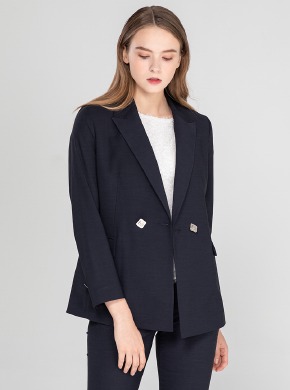 Summer Two-Button Jacket Navy